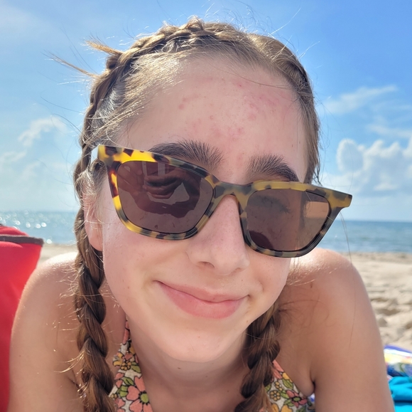 J. Crew Angular Tortoiseshell Sunglassss - Picture 2 of 6